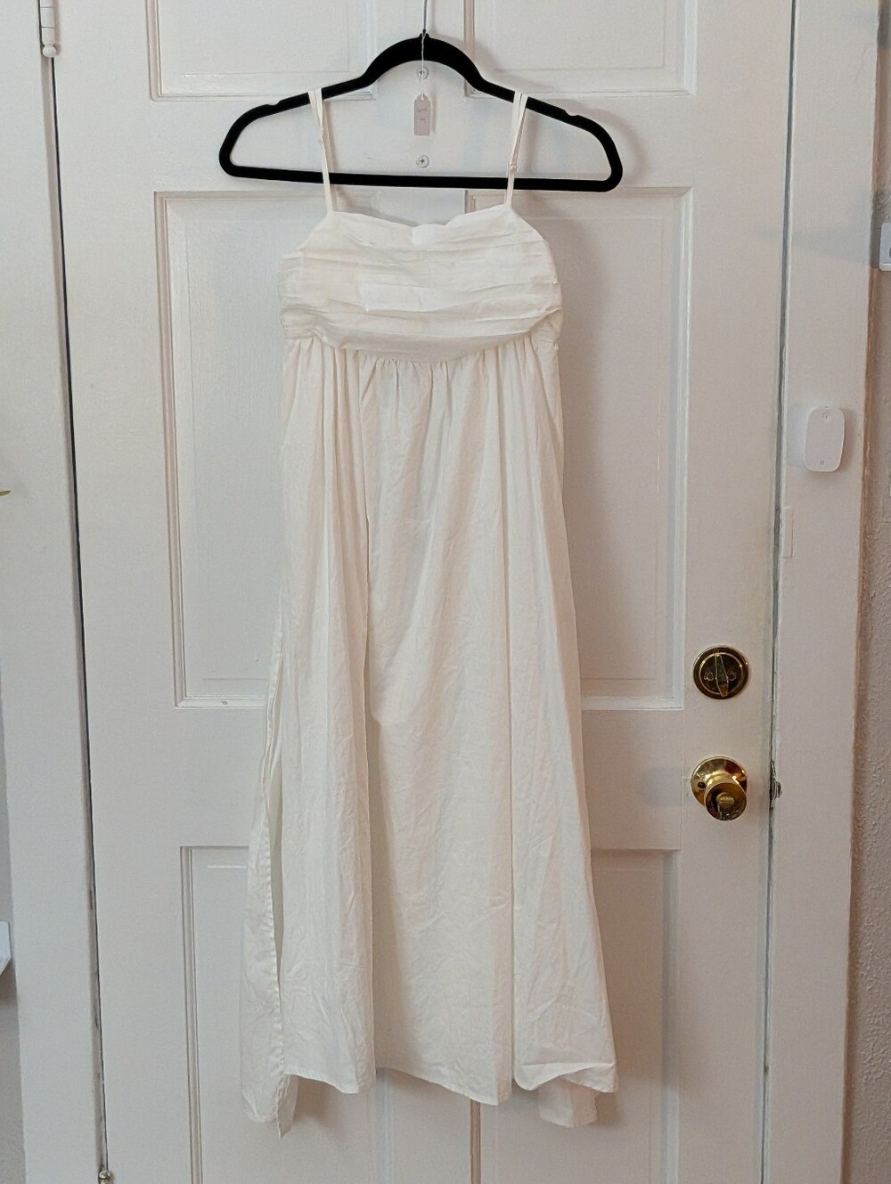 Petal + Pup Alice Bow Back Midi Dress White Cotton NWT Size US 4 - Picture 3 of 7